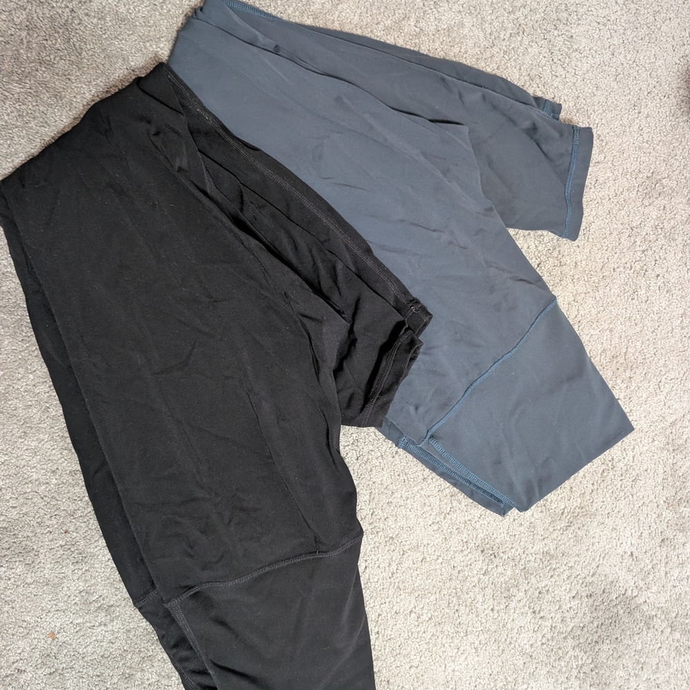 Black and Gray Leggings